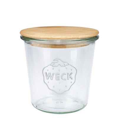 WECK-Sturzglas 580ml + Holzdeckel