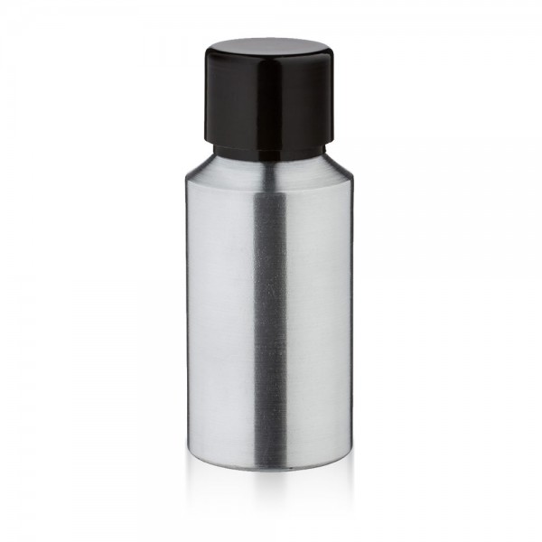 30ml Aluminium Flasche geschliffen mit Schraubkappe