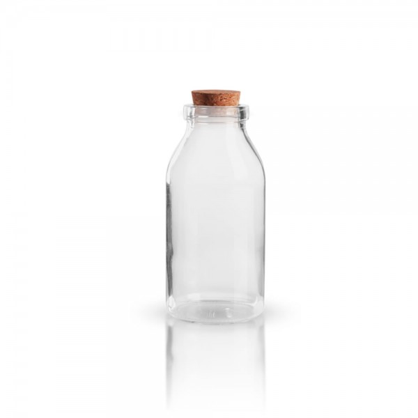 Korkenglas 100ml Glas Round inkl. Korken