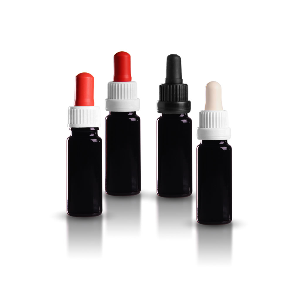 Violette Pipettenflasche 10ml
