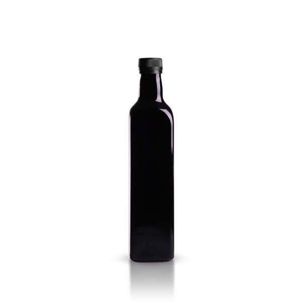 Violettglas Ölflasche 500ml mit Schraubverschluss