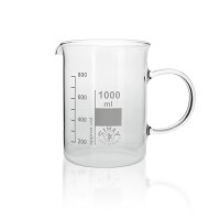 Becherglas 1000ml mit Griff/Henkel Becherglas 1000ml mit Griff/Henkel