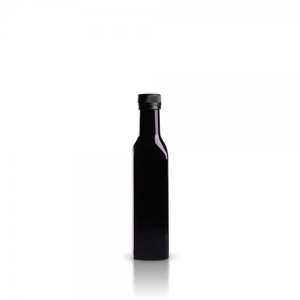 Violettglas Ölflasche 250ml mit Schraubverschluss