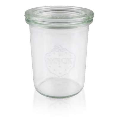 Weckgläser mit Glasdeckel