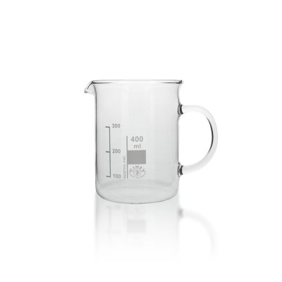 Becherglas 400ml mit Griff/Henkel