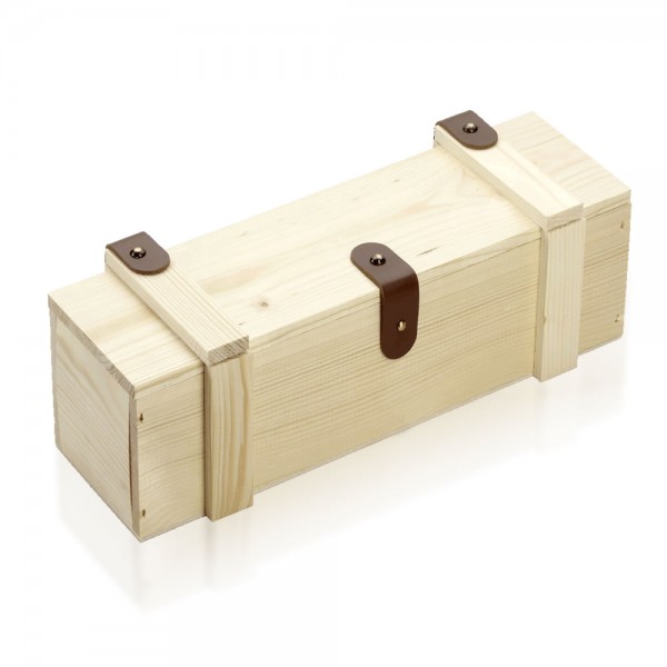 Holzbox Fichte massiv mit Deckel 34x9x9cm