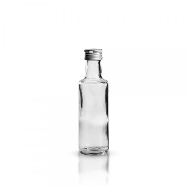 Runde Glasflasche mit Verschluss 100ml