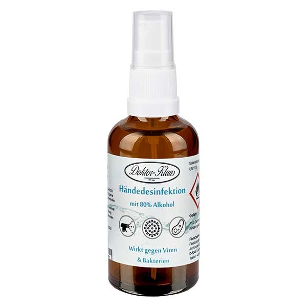 50ml Hand Ddesinfektionspray (Ethanol 80%)