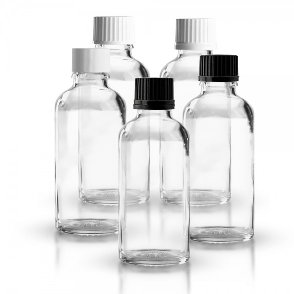 50ml Apothekerflasche + Schraubverschluss