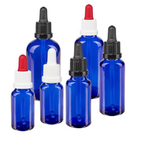 PP 28 blau Aluminium mit Originalitätsring, 10 Stück | Gläser & Flaschen