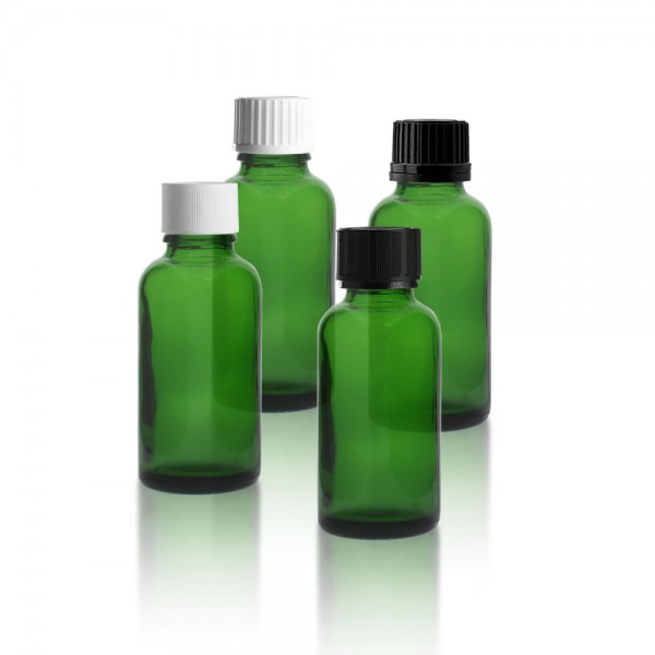 Grüne 30ml Apothekerflasche + Spezialverschluss