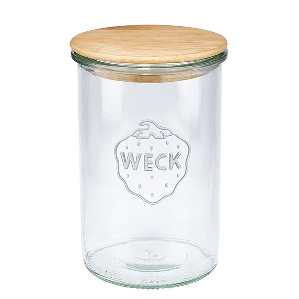WECK-Sturzglas 1000ml + Holzdeckel